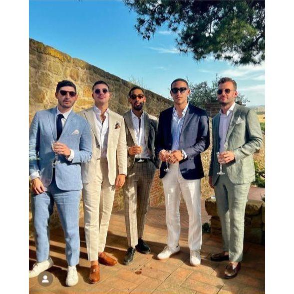 Men's wedding guest attire example