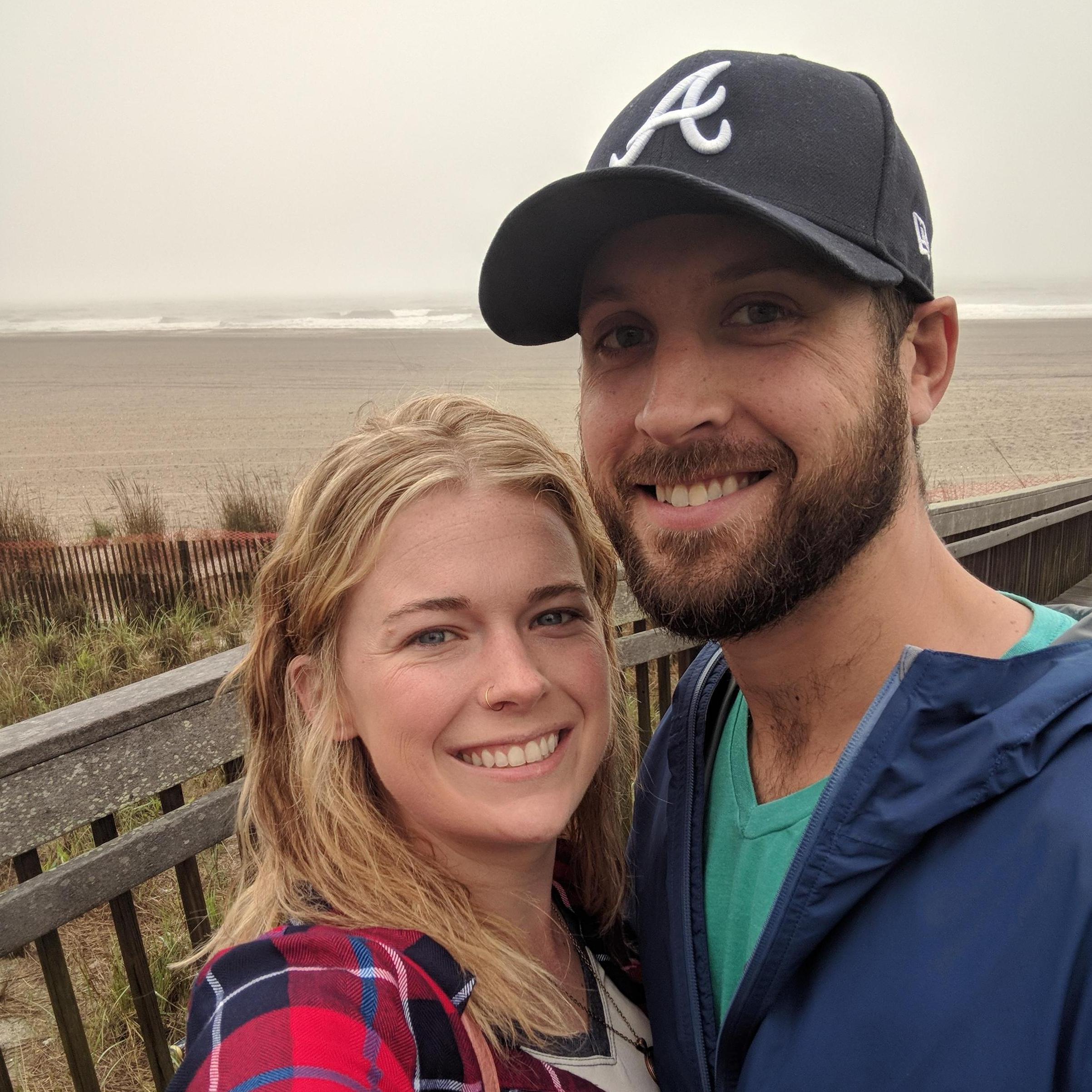 Vising family near the Jersey Shore