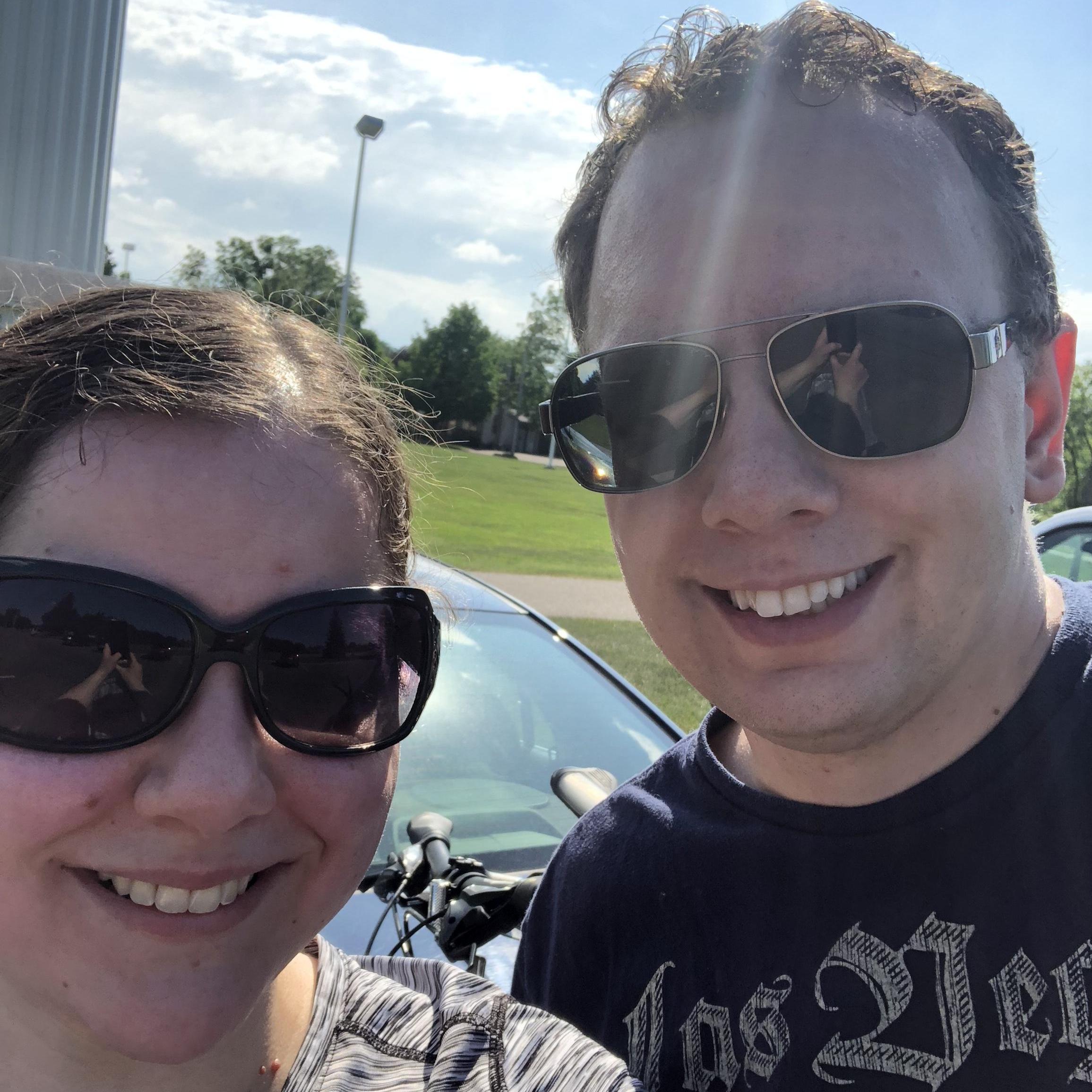 Bike riding on Wobegon Trail