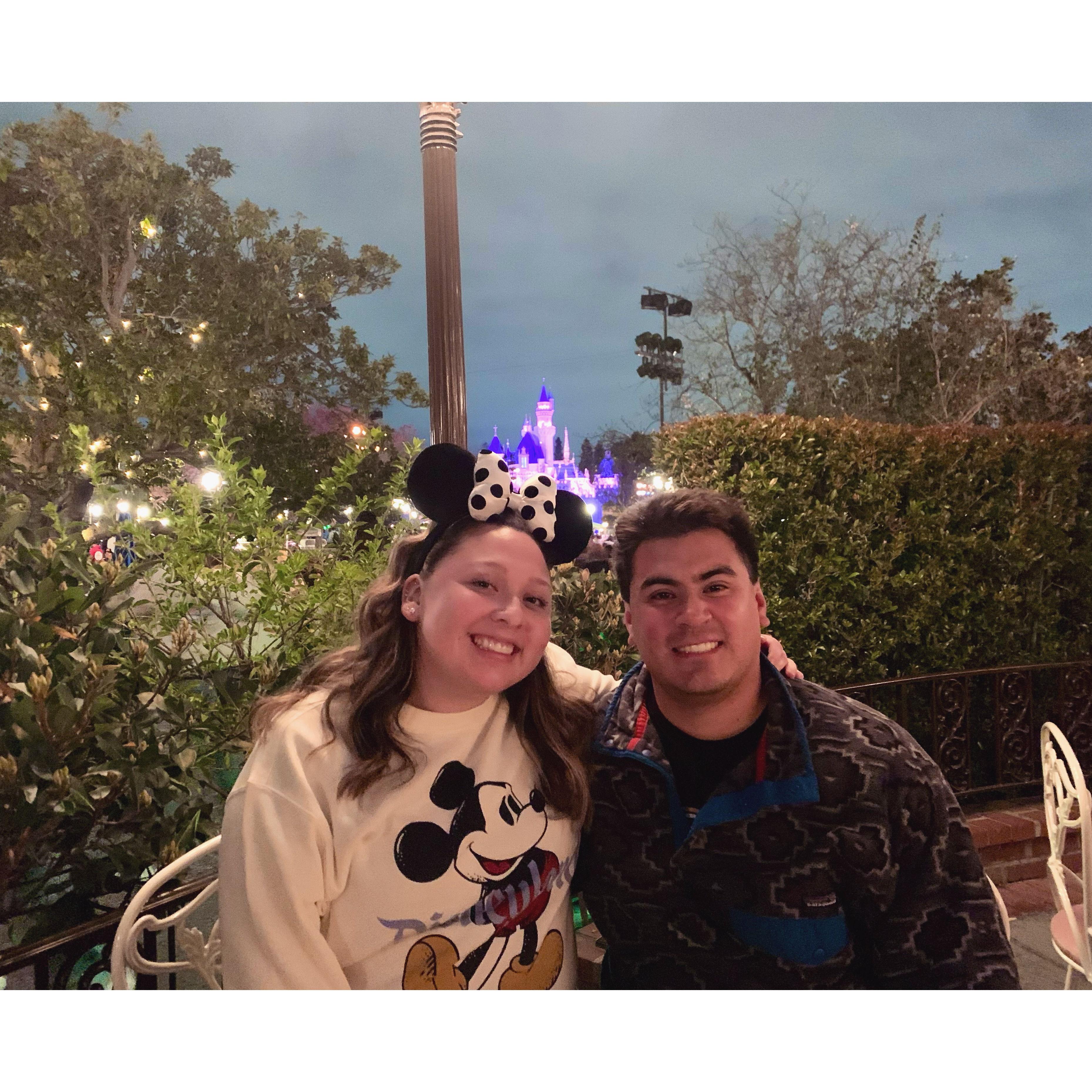 February 2022 - 1st time at Disneyland together!
