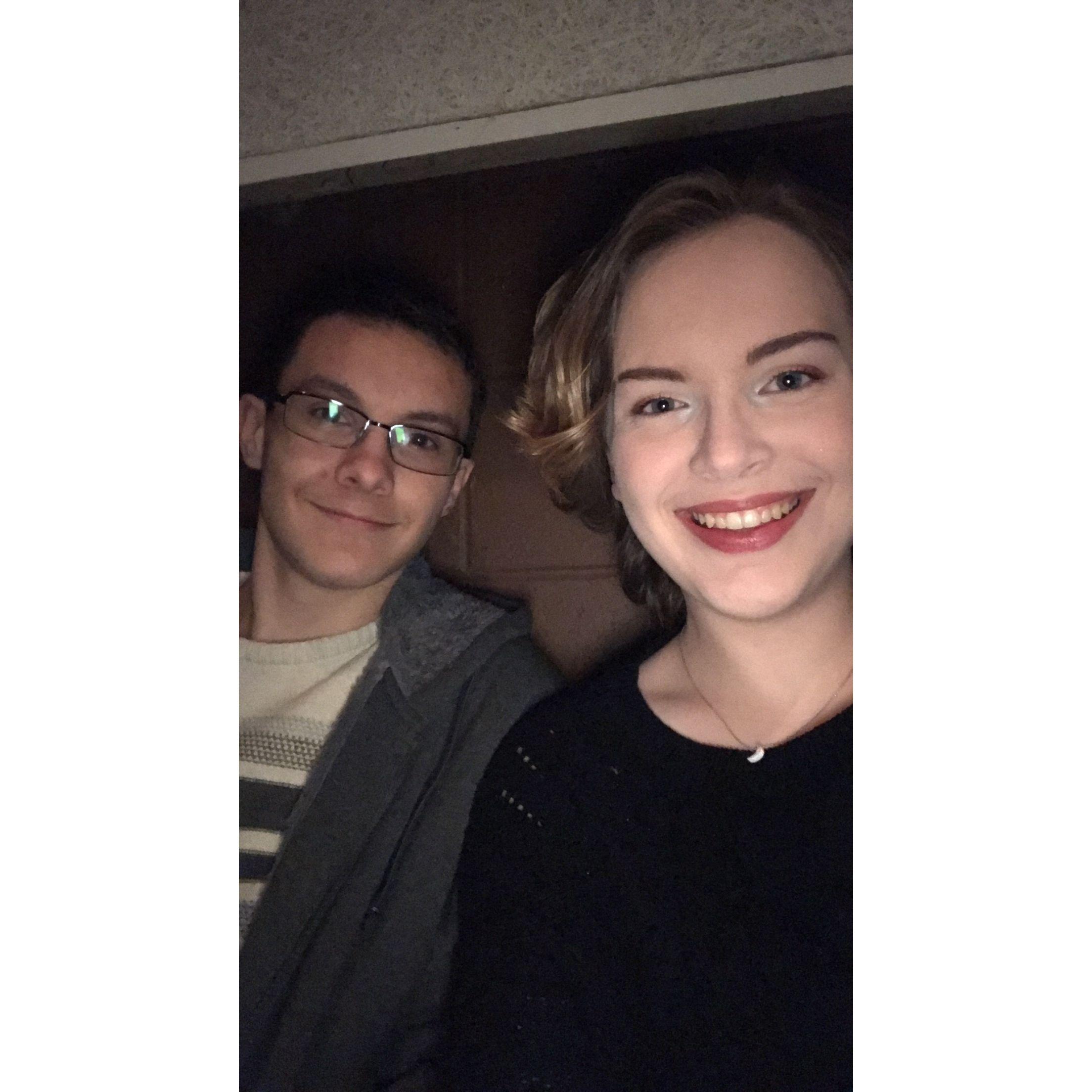 Seeing Young Frankenstein at St. Thomas Aquinas High School, March 2018