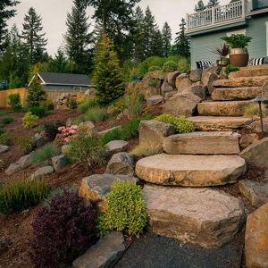 Boulder steps