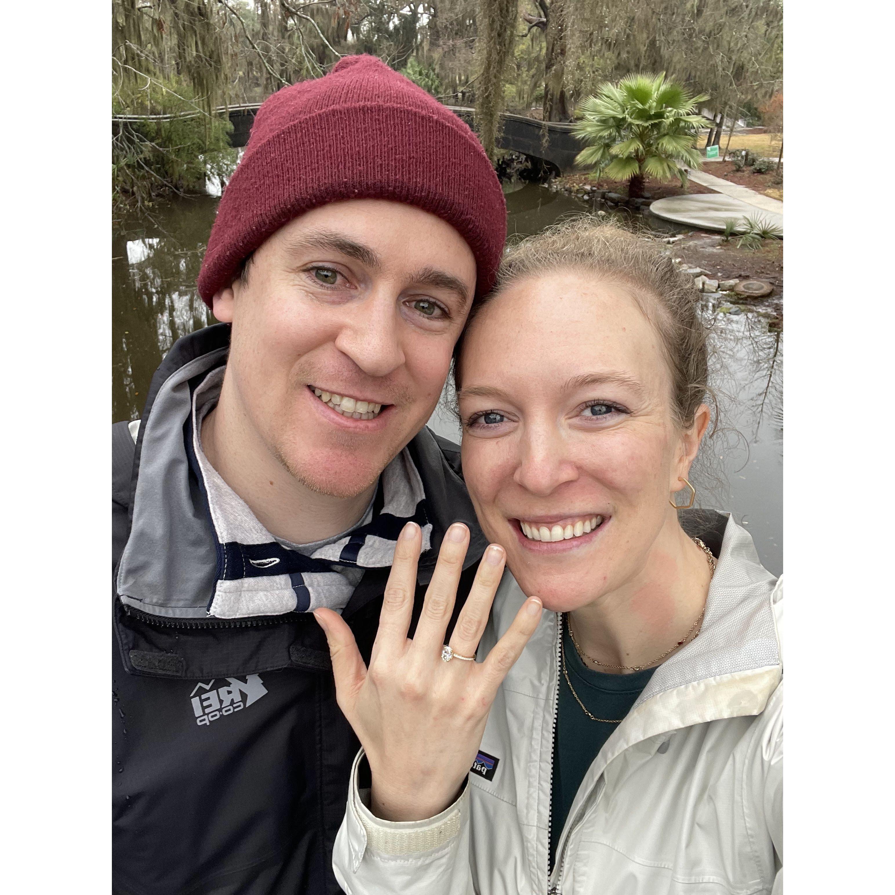 Engaged in New Orleans!
