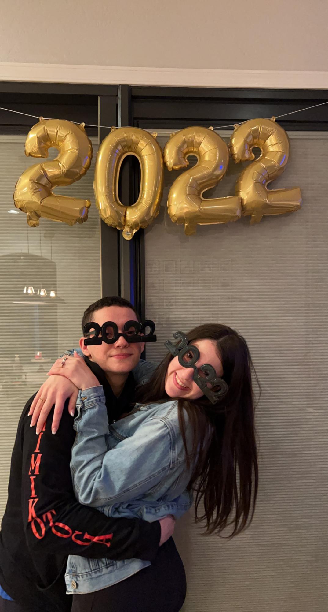 This photo was taken on New Year’s 2022.