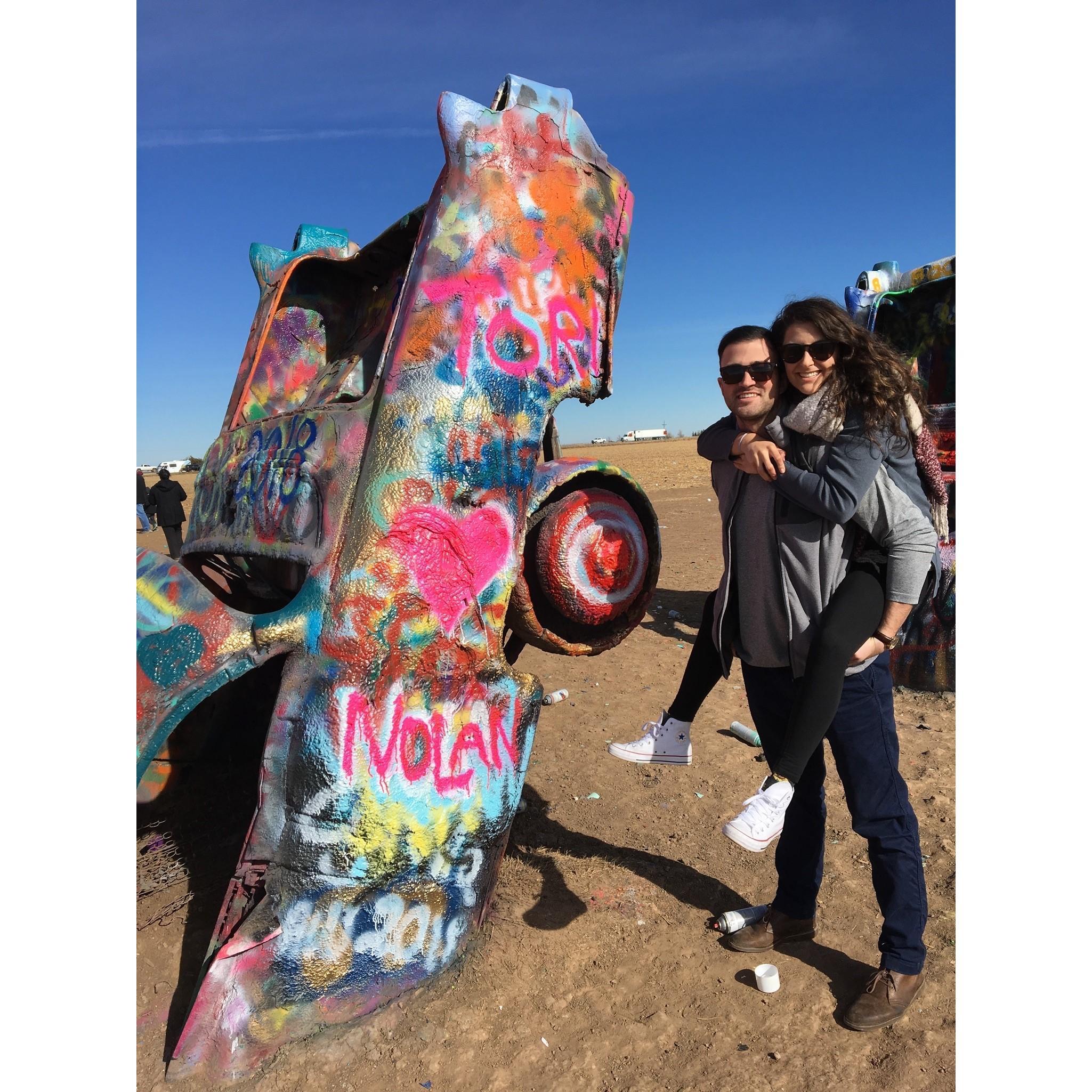 Cadillac Ranch in Amarillo