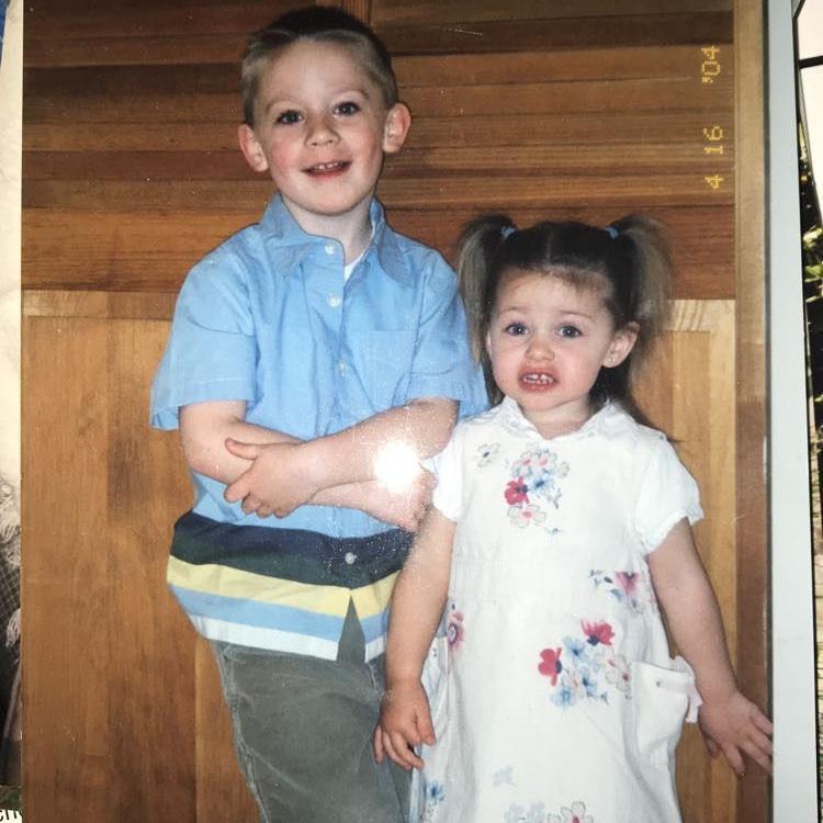 Caden and his sister Isabell