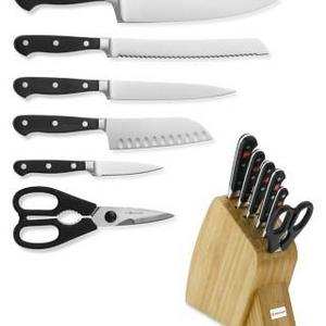Wüsthof Classic Large Studio 7-Piece Knife Set with Bamboo Block
