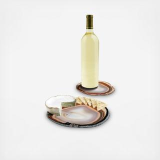 Ita Wine Bottle Coaster, Set of 2