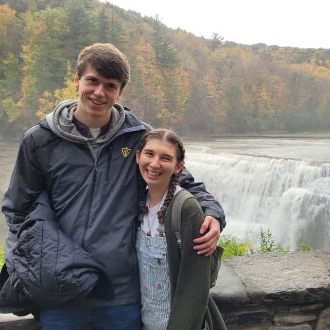 Back at Letchworth! We first met at a Converge trip to Letchworth in October of 2024.
Here we are on the same trip, 2025- but this time we're engaged!
