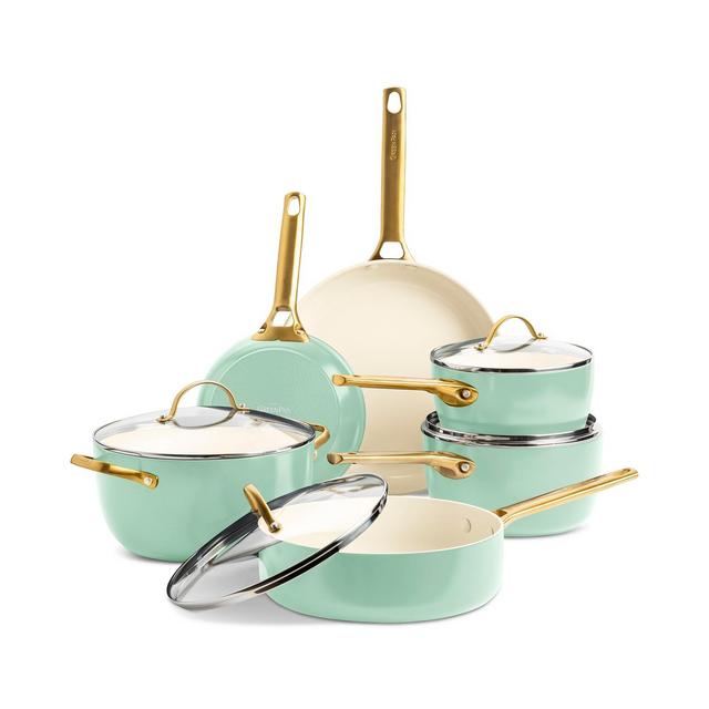 GreenPan Padova Healthy Ceramic Nonstick Cookware Set, 10 Piece