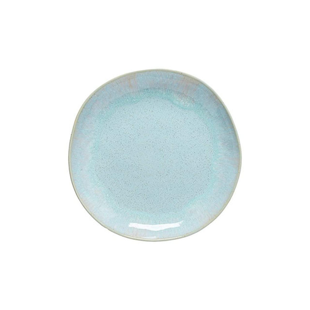 Casafina Ceramic Stoneware 9'' Salad Dessert Plate - Eivissa Collection, Sea Blue | Microwave & Dishwasher Safe Dinnerware | Food Safe Glazing | Restaurant Quality Tableware