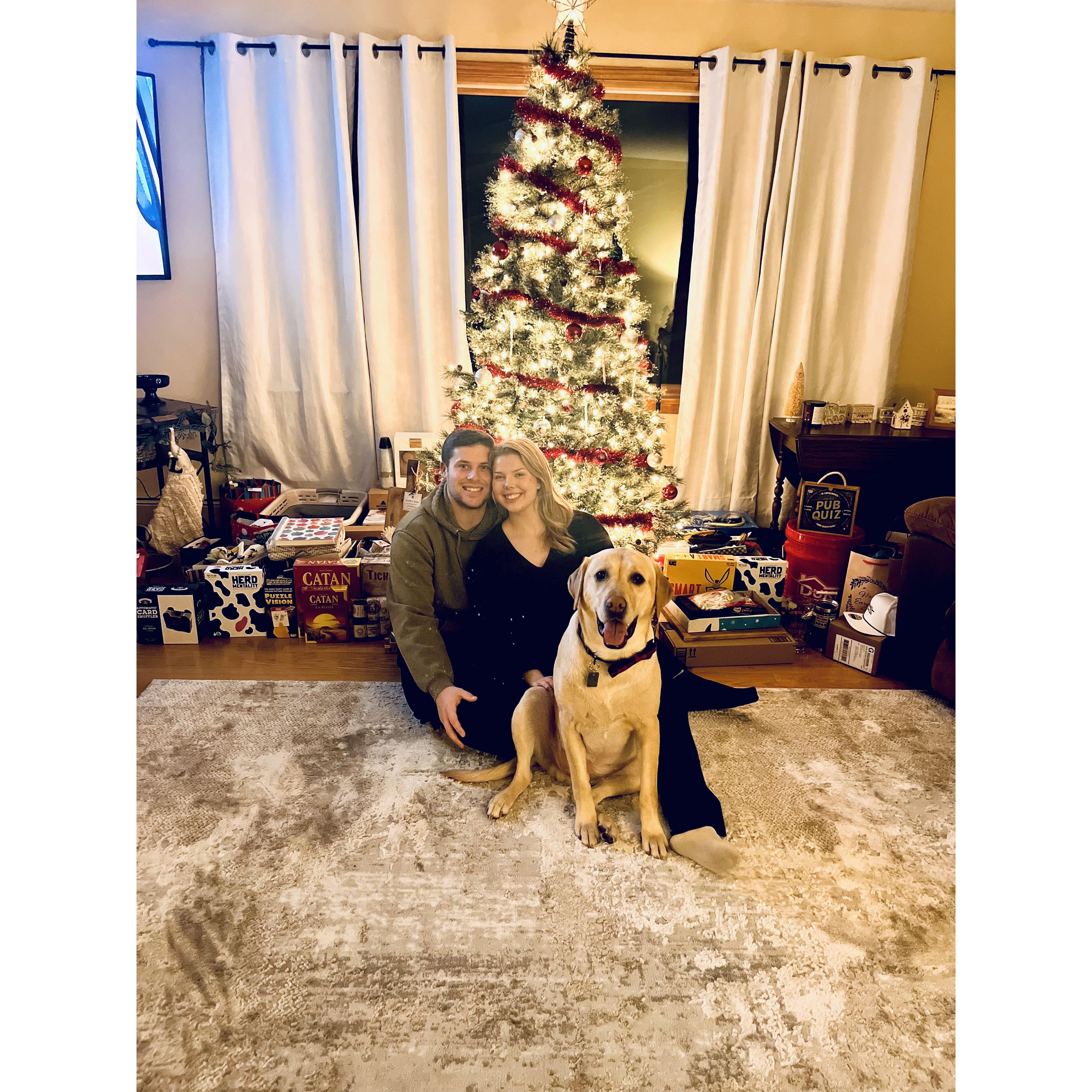 Our first Christmas officially moved-in together!