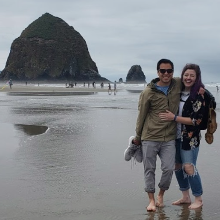 One of our many trips to the Oregon Coast! This was during spring 2020, when Covid shit first went DOWN.