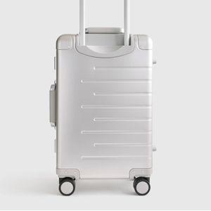 Aluminum Carry-On Suitcase - Silver