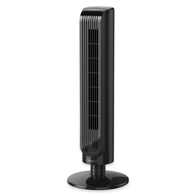 Lasko® 32-Inch 3-Speed Oscillating Tower Fan with Remote Control in Black