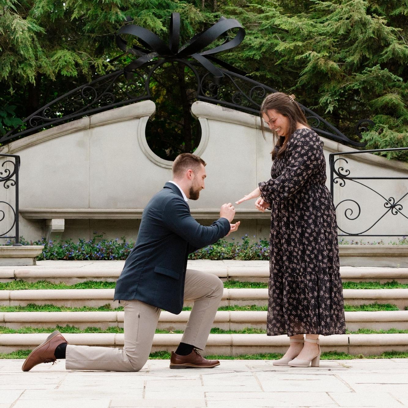 She said yes!