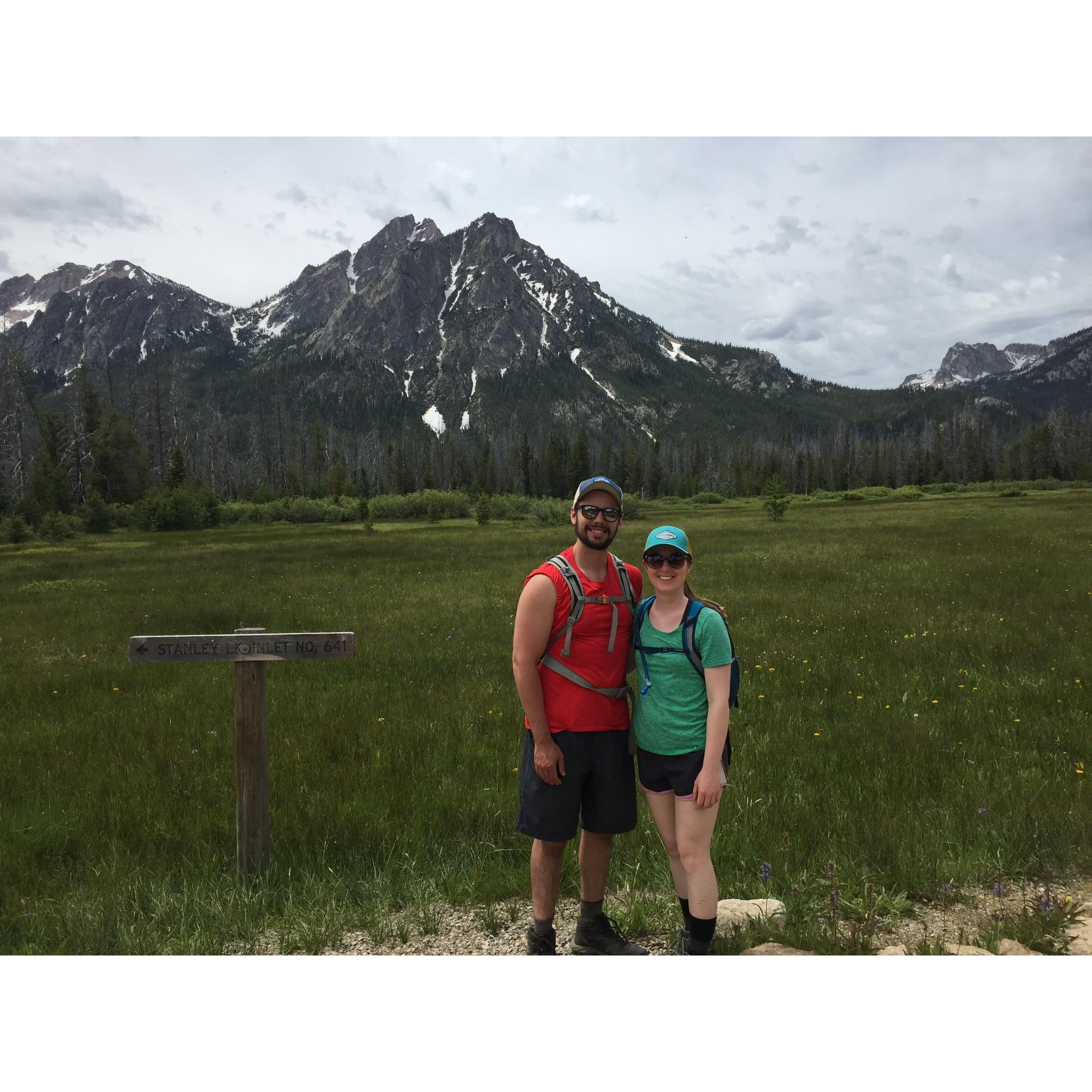 Weekend in the Sawtooths for our third anniversary! Sarah was wondering if Steve would propose, but Steve later said that would have been too predictable.