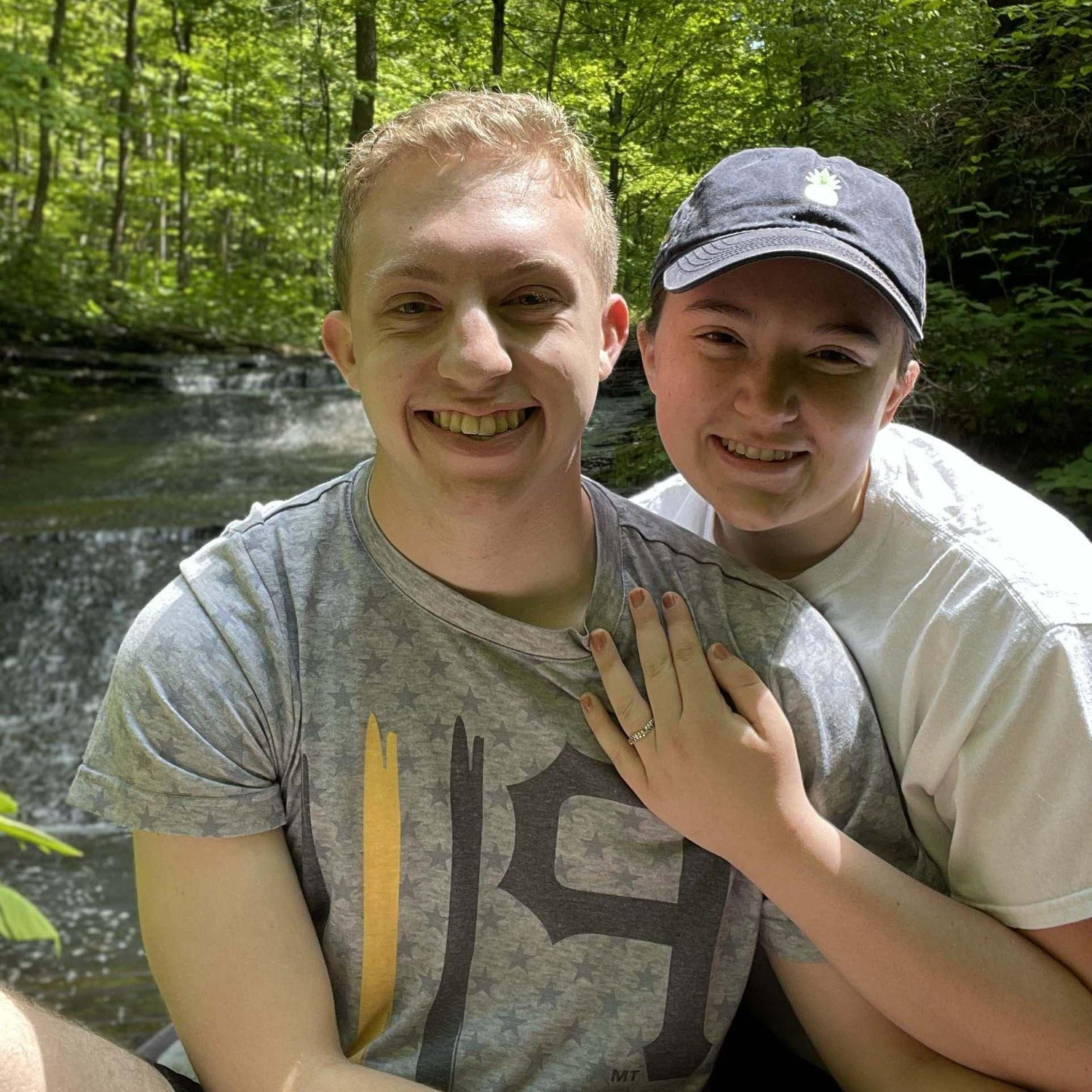One of our favorite things to do is go on mini hikes and take pictures near cricks and waterfalls