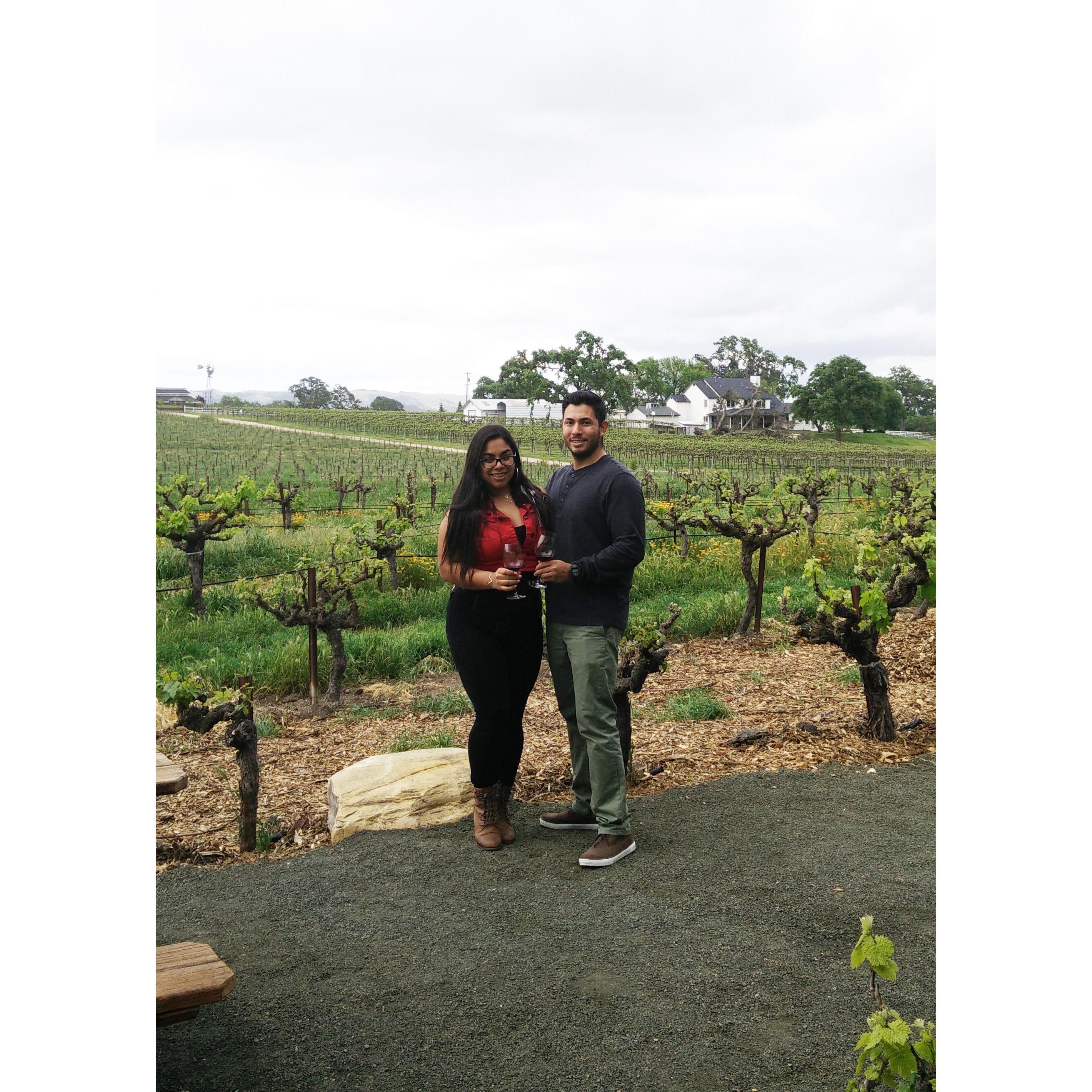 Wine Tasting with friends in Paso Robles 2016