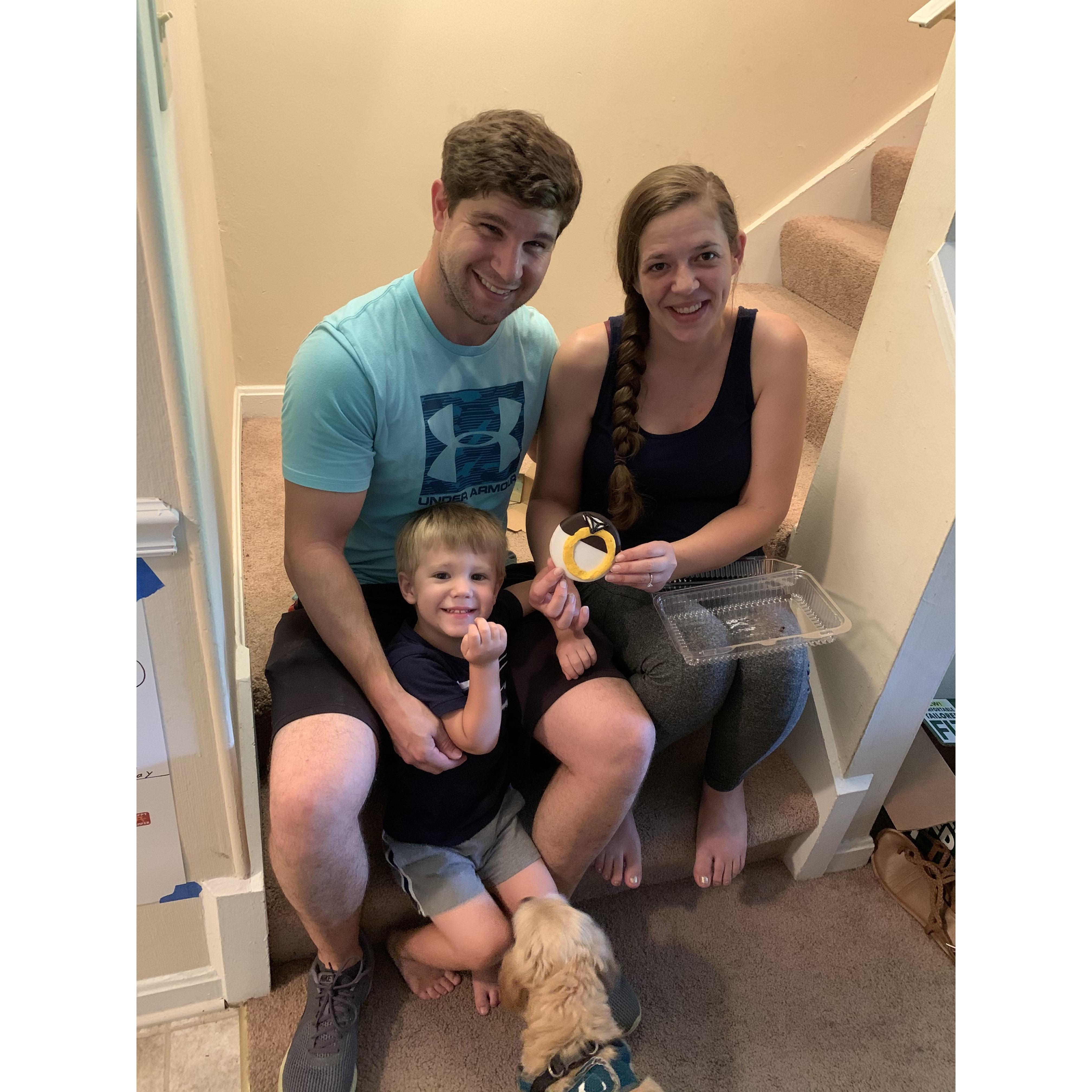 Asking Jeff, Naomi, Carter (and Ella) to be in our wedding