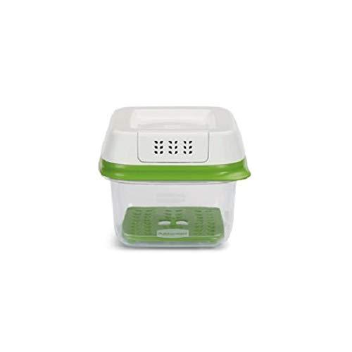 Rubbermaid FreshWorks Produce Saver Food Storage Container, Small, 2.5 Cup, 1920480, Green, 3 Pack