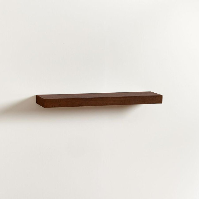 Brighton Floating Ledge, Walnut, 36"W X 8"D