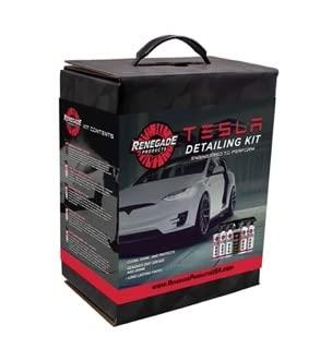 Renegade Products USA Tesla Detailing Kit - Car Wash Kit for Interior/Exterior Detail & Wash for Model S, Model 3, Model X, & Model Y