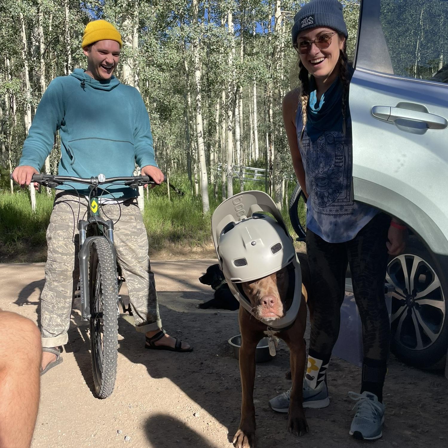 Fun times camping and biking in Aspen!