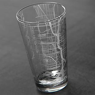 College Town Pint Glass, Set of 2