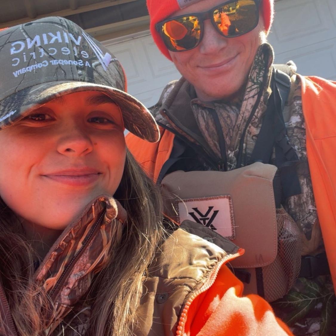 Took this city girl out hunting for the first time, MN 2023