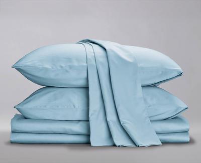 Queen Size Classic Organic Sheets in Dove Gray
