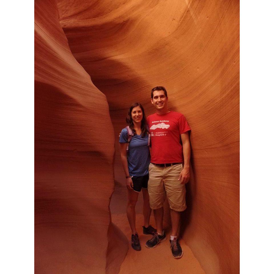 Exploring Antelope Canyon in northern Arizona