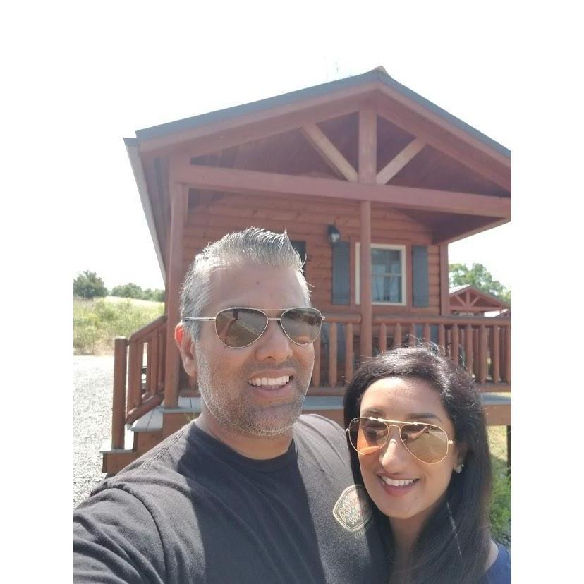 A little cabin we rented in the Finger Lakes in NY
