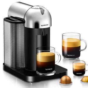 Vertuo Chrome Espresso Machine - Nespresso