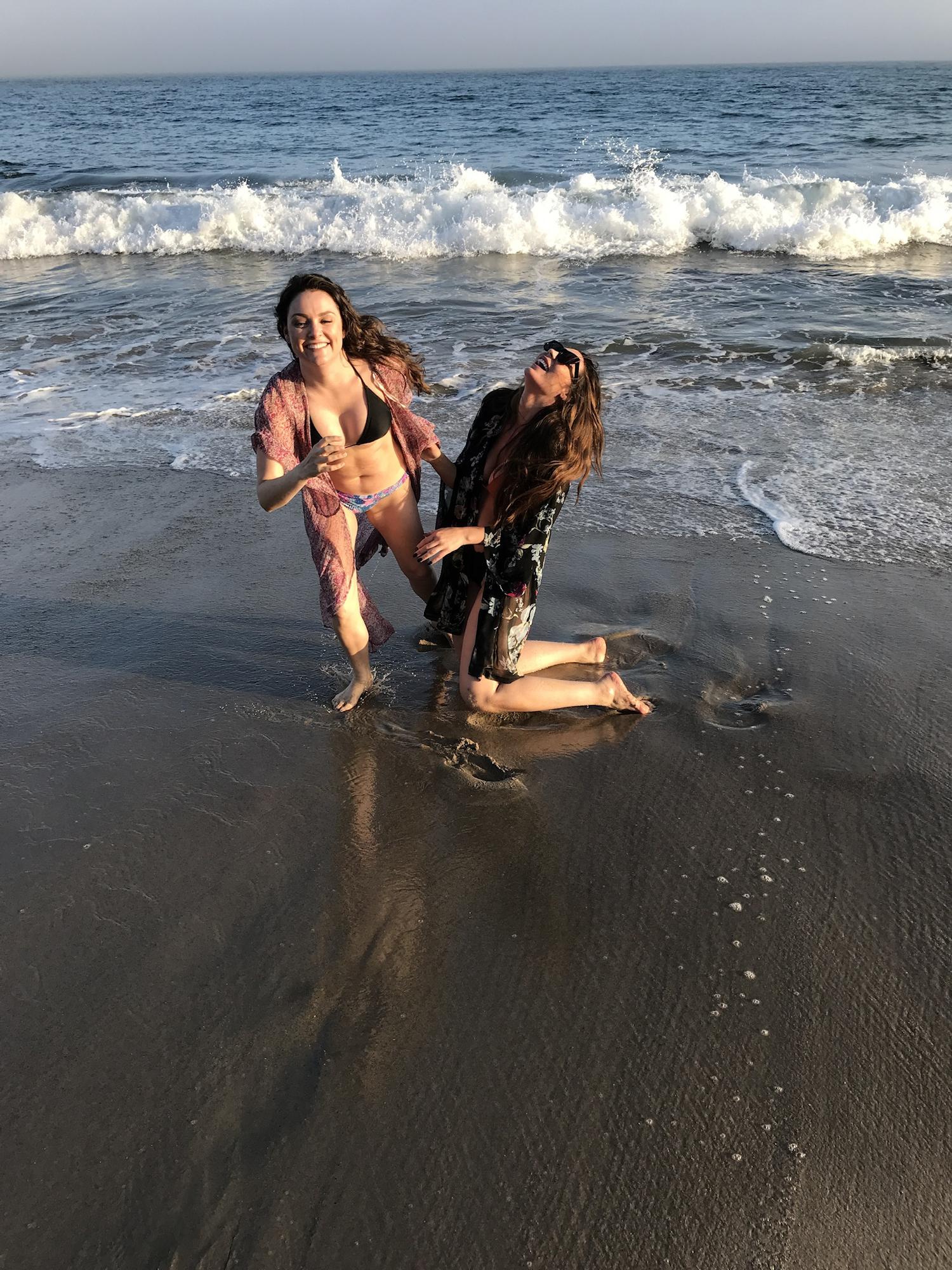 Cecily and bridesmaid Kelli