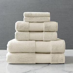 Frontgate Resort Collection Bath Towels, Color Chiffon, Set of Six