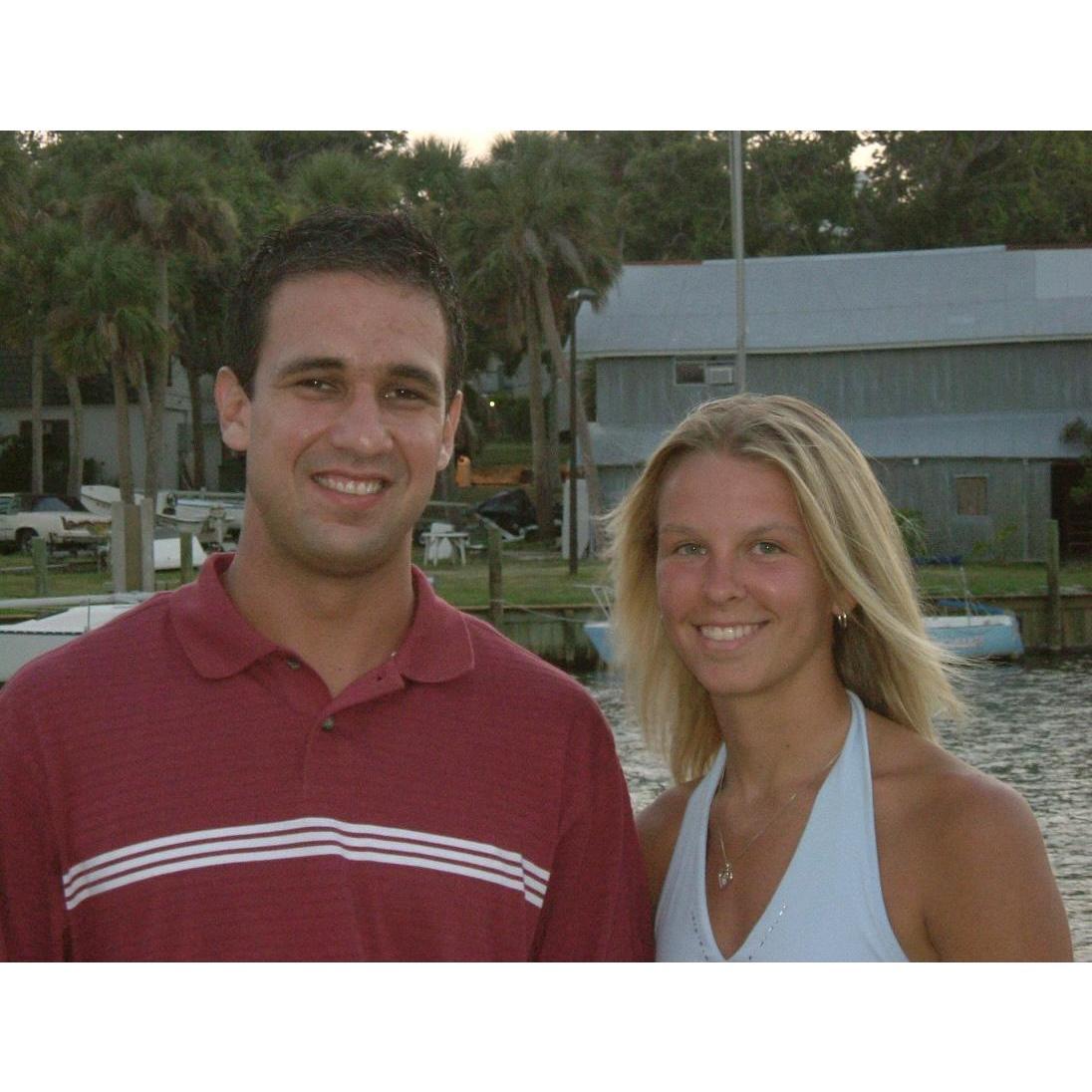 This picture was taken in 2005 when Luis was leaving FIT to go back to Lenoir Rhyne. He helped so much with my knees and my parents wanted to thank him for everything by taking him to the Chart House.