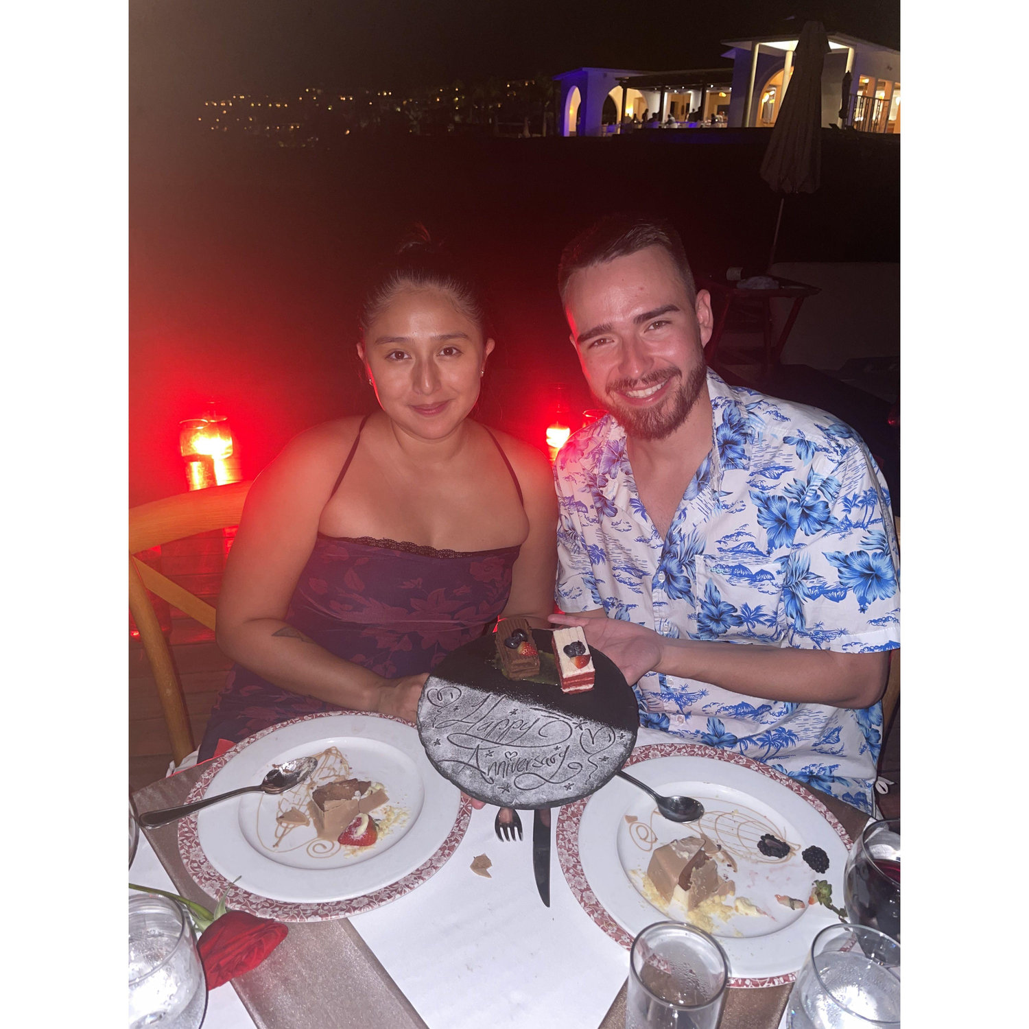 Romantic dinner in Cabo