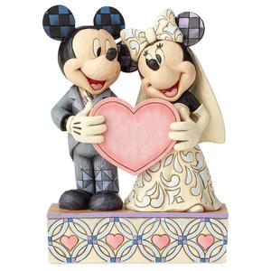 Mickey and Minnie Mouse ''Two Souls, One Heart'' Figure by Jim Shore