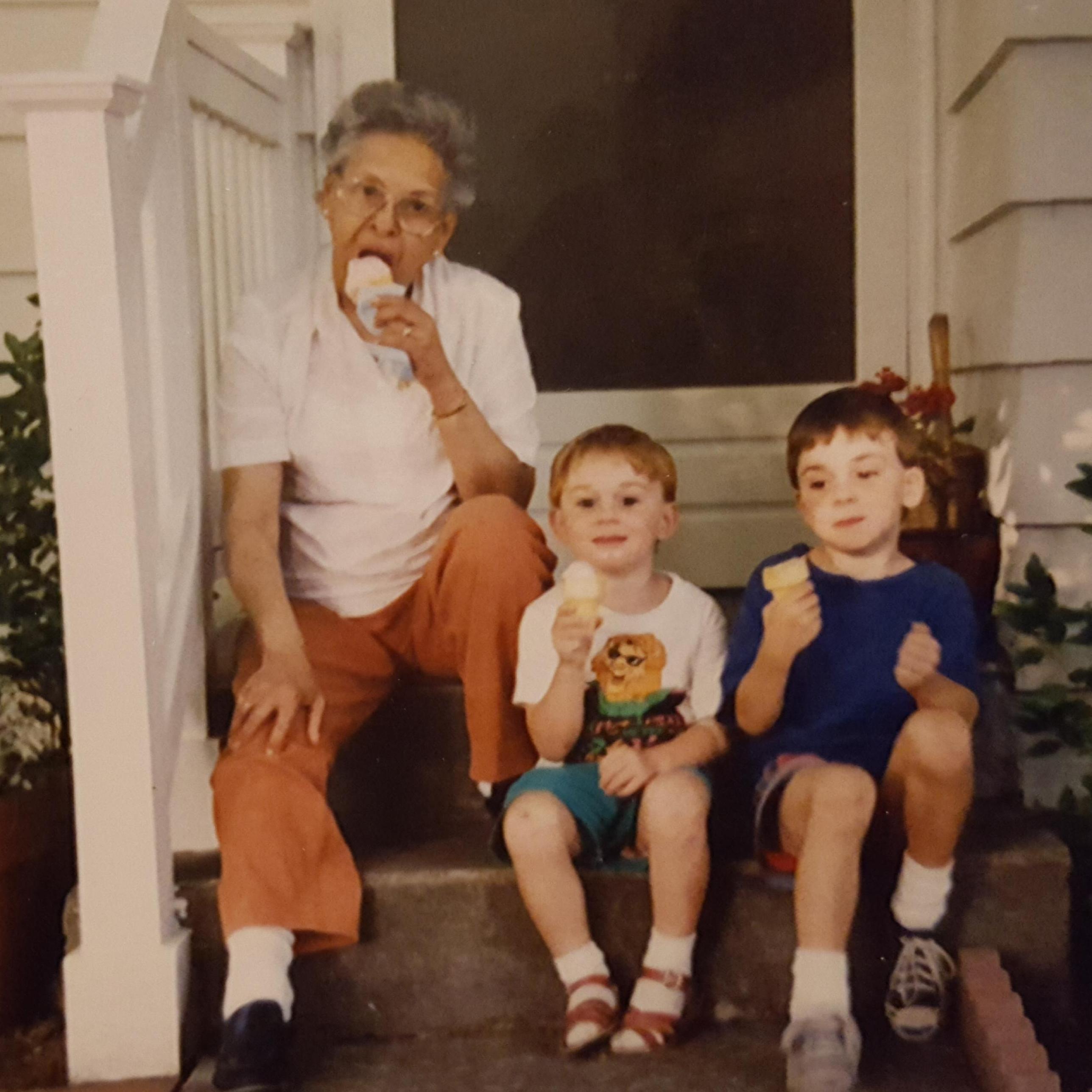 Grandma Blanca with Turner and Austin
