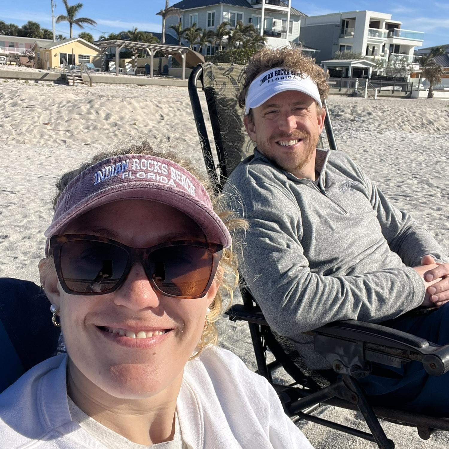 We had to be bundled up at the beach though!