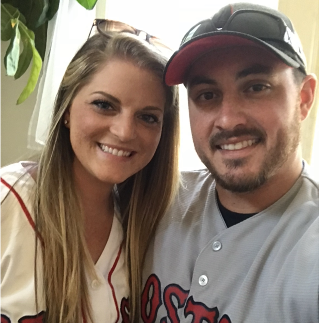 First Red Sox game at Fenway together