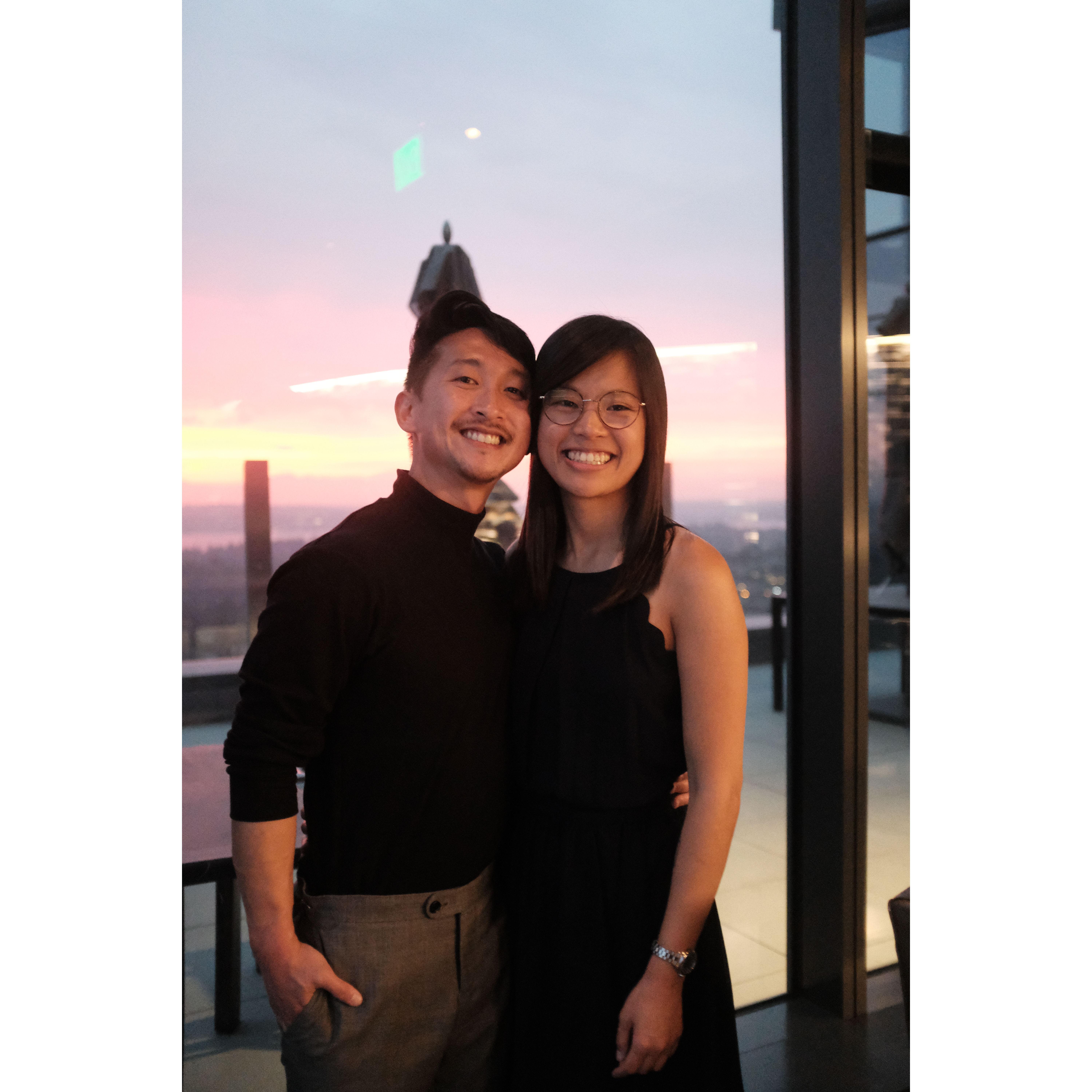 One of our earliest nicer photos together!