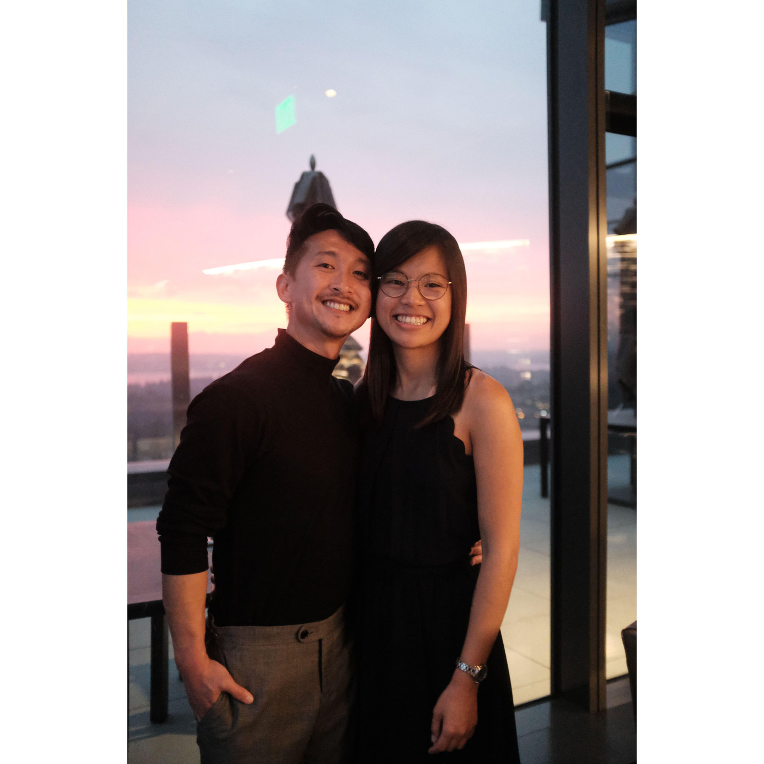One of our earliest nicer photos together!