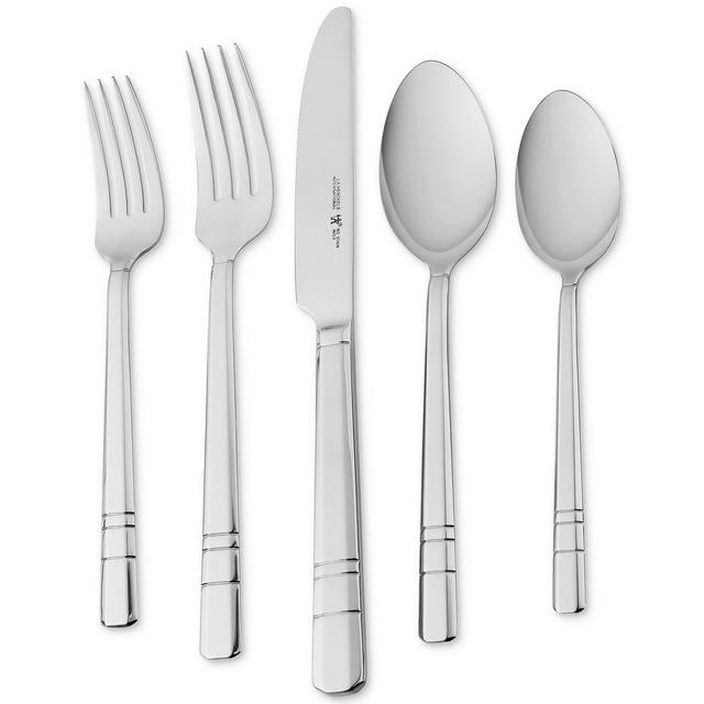 J.A. Henckels International Madison Square 65-Pc. 18/10 Stainless Steel Flatware Set, Service for 12