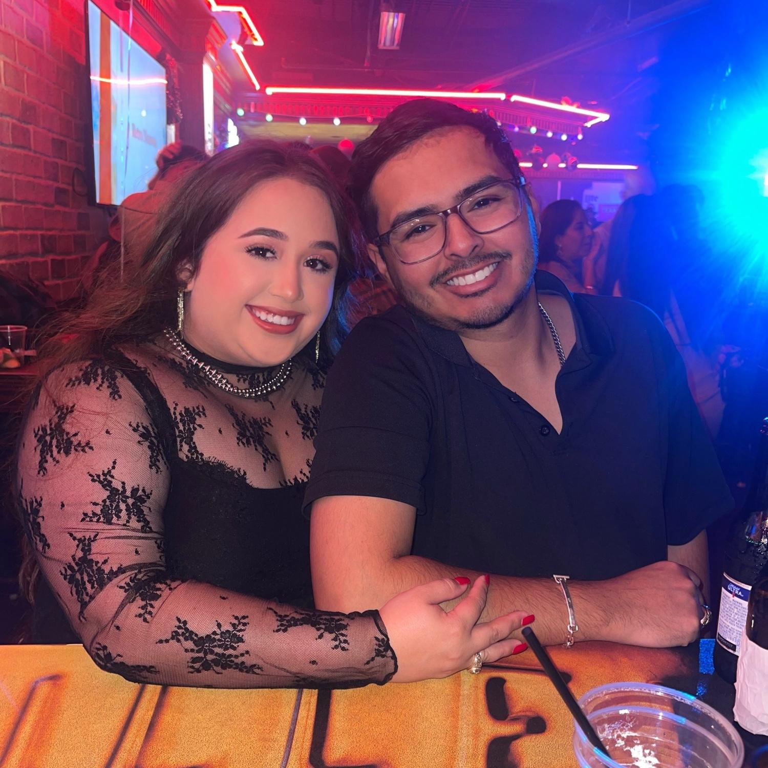 Our favorite thing to go out and do is two stepping!