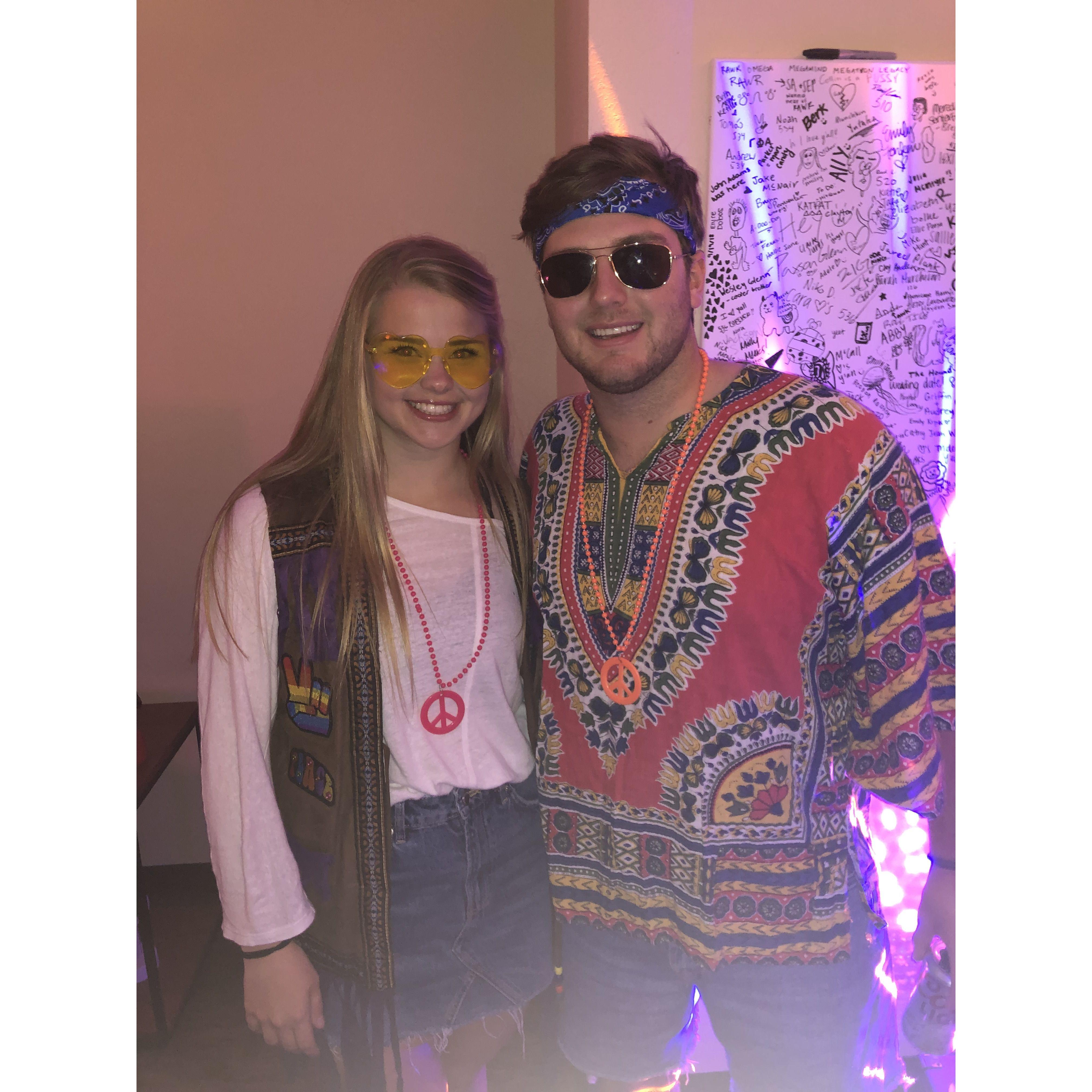 One of our first date parties - Tri Delt Woodstock