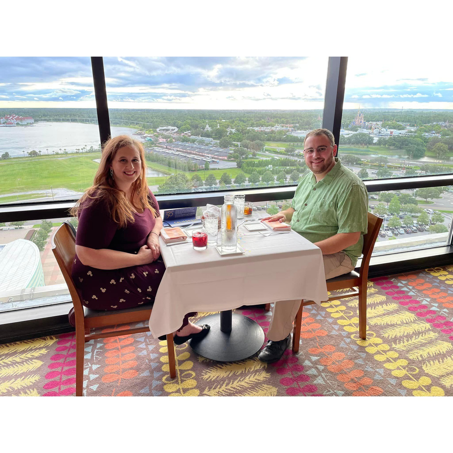 At California Grill for Erin's birthday