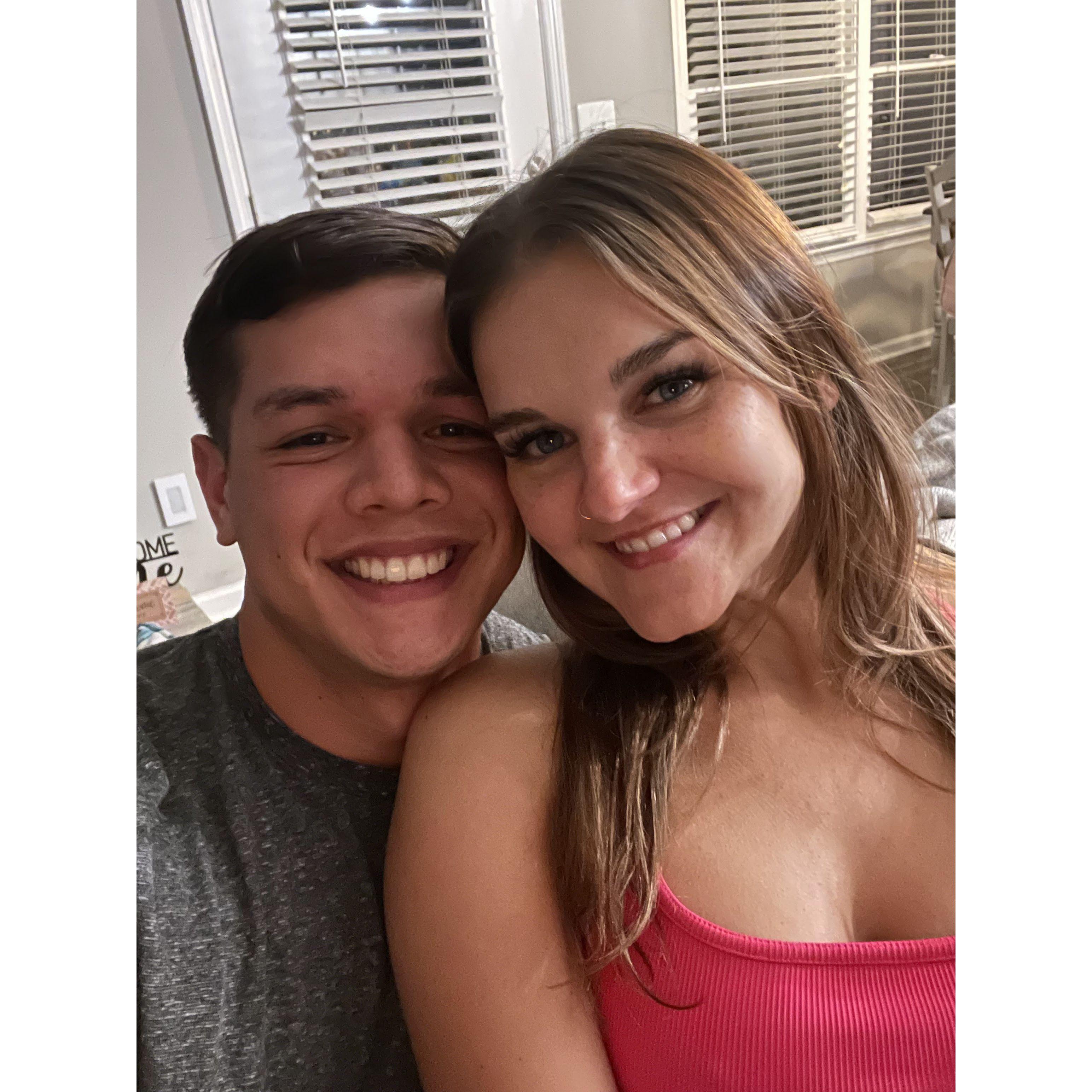 Our very first photo together.