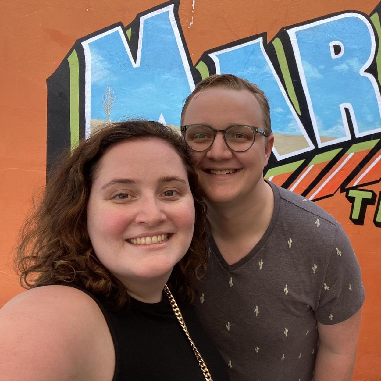 Two years together - celebrating in Marfa